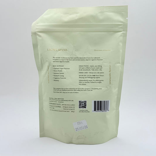 Superfeast lion’s mane - 250g - herbal supplements health and wellness