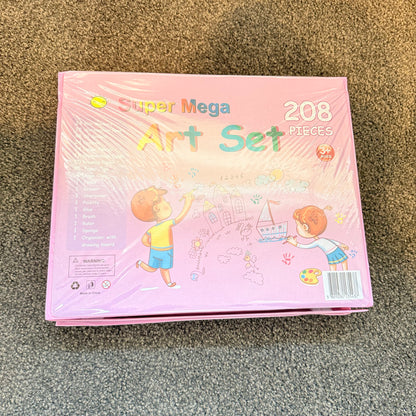 Super Mega 208-Piece Art Set