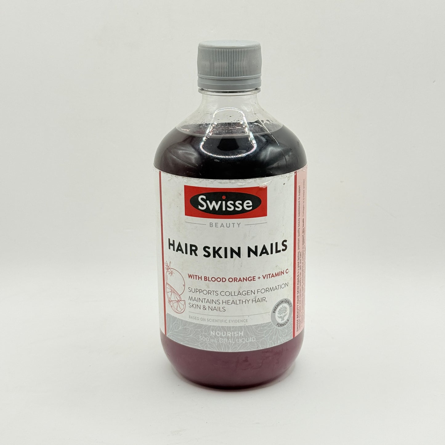 Swisse Beauty Hair Skin Nails Liquid - Blood Orange Flavour - 500ml