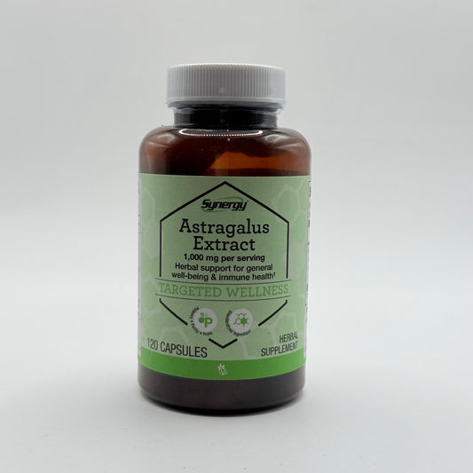 Synergy astragalus extract 1000mg – 120 capsules - herbal supplements health and wellness