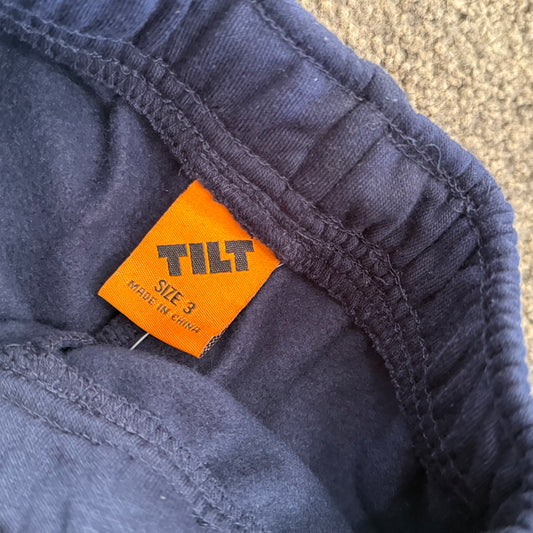 Tilt toddler navy blue fleece sweatpants – size 3 - sweatpants baby clothing
