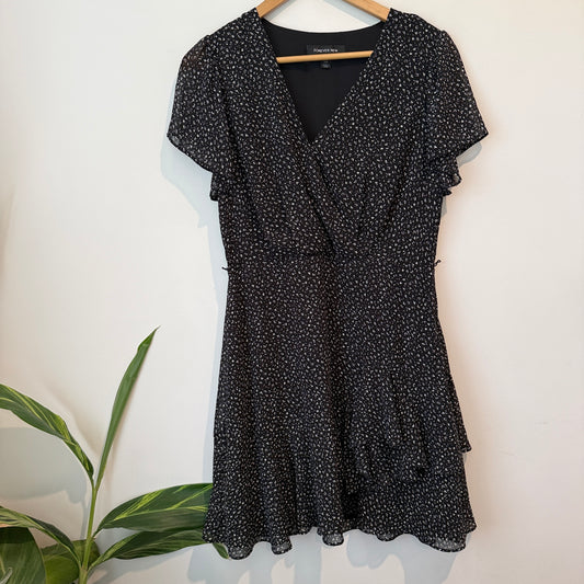 Forever New Ruffle Skater Dress Size 12