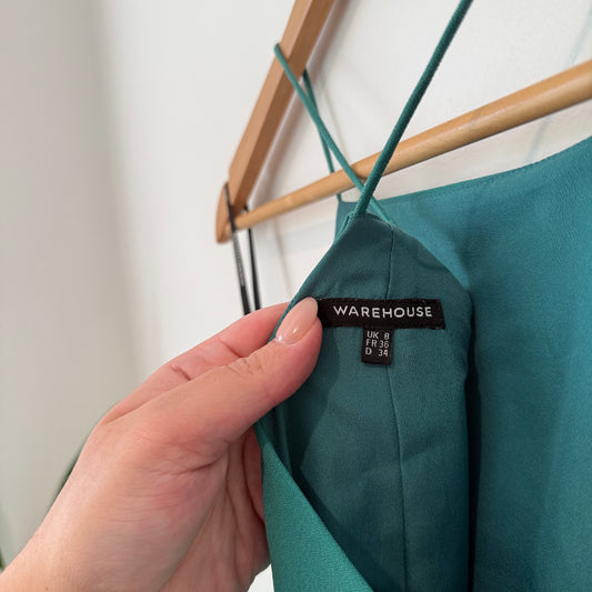 Warehouse Halter Neck Shift Dress Size 8