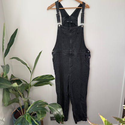 Urban Jeans Co. Black Denim Overall Size 16