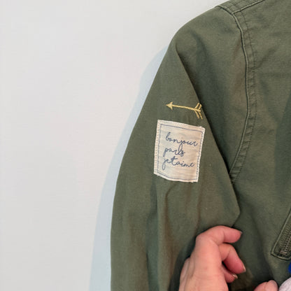 Cotton:On Kids Military-style Khaki Parka Jacket Size 11-12 — Preloved