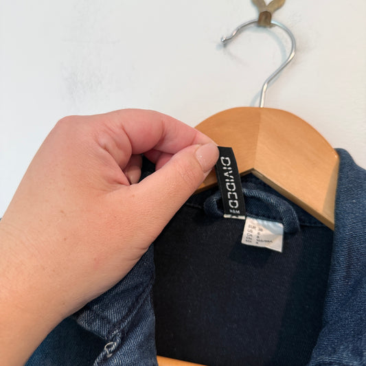 H & M Divided
Size 12
dark blue denim jacket