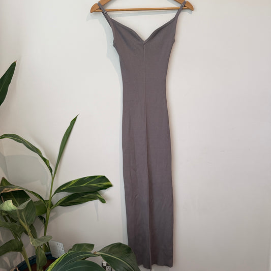 Glassons Ribbed Texture Maxi Dress Size Small — Preloved