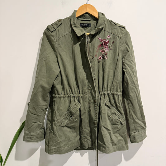 Just Jeans Green Utility Jacket Size 10