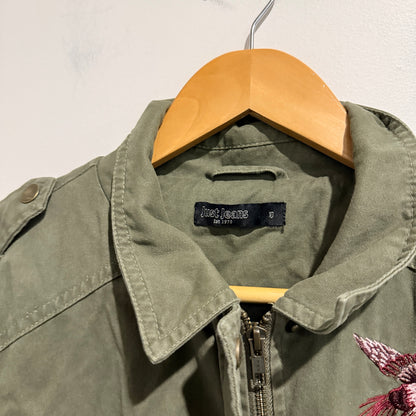 Just Jeans Green Utility Jacket Size 10
