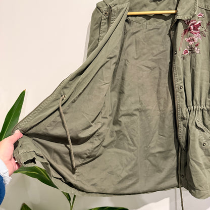 Just Jeans Green Utility Jacket Size 10