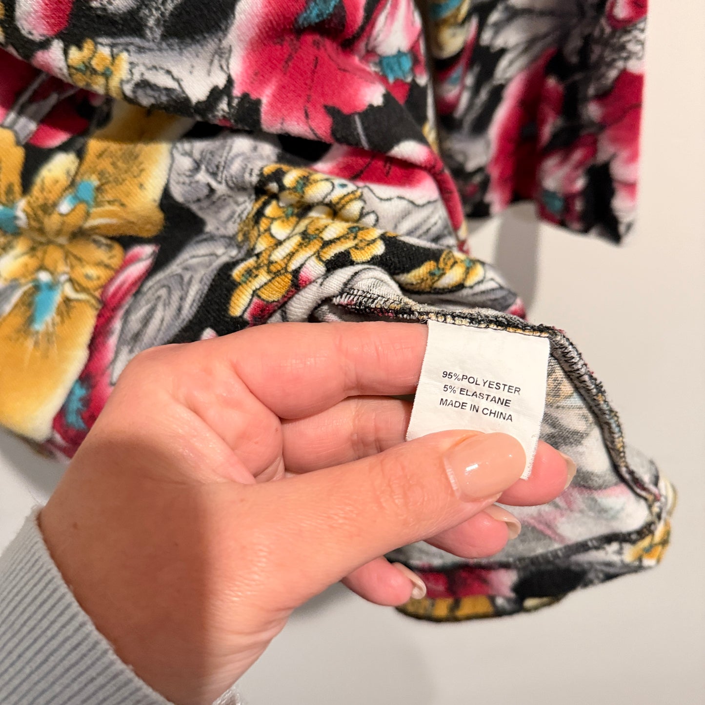 Bkse 3/4 Sleeves Floral Tunic Size 14