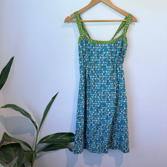 Bettie Monroe (NZ Made) Floral Print Dress Size S