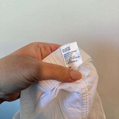 Anko White Cargo Mini Skirt Size 8