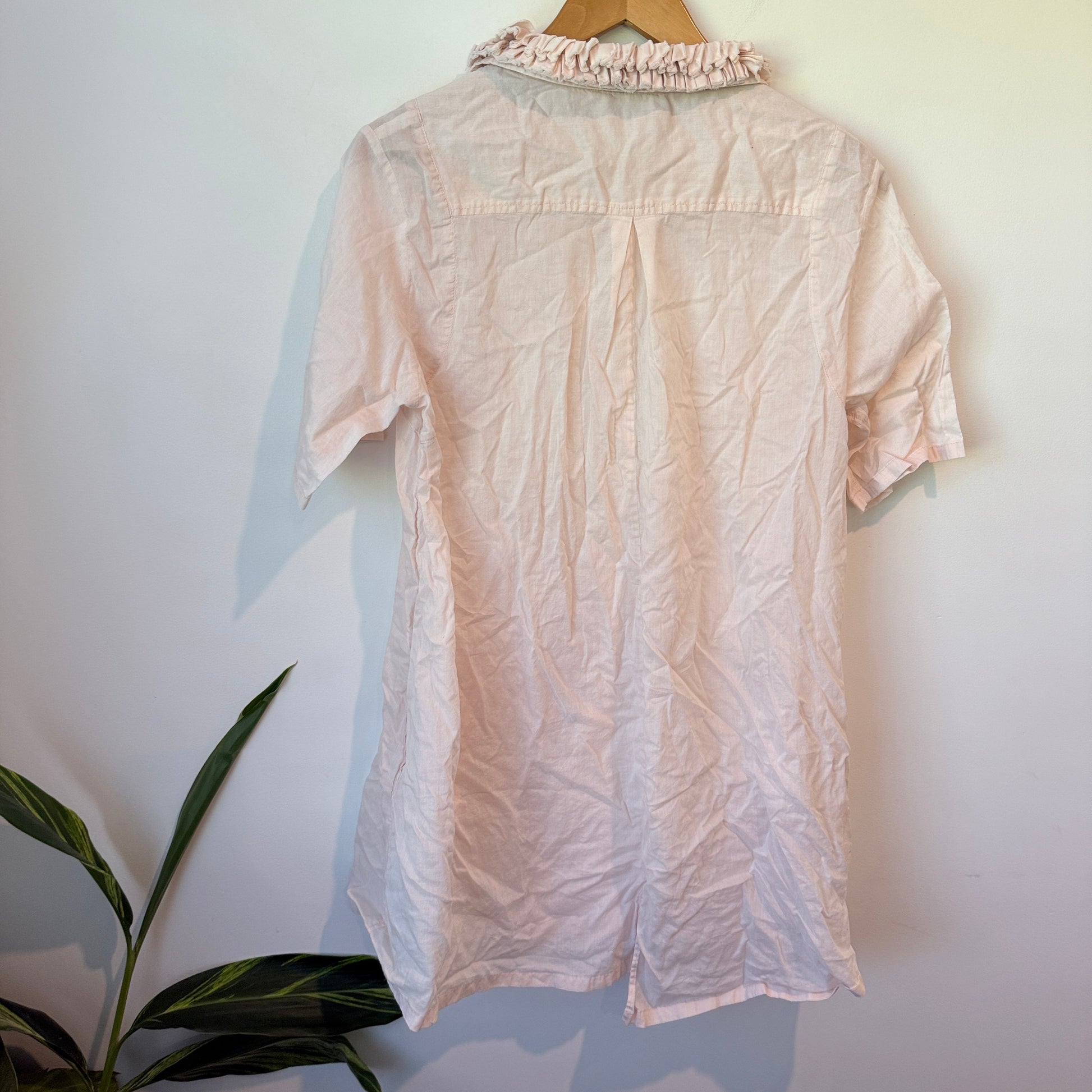 Cooper Ruffled Button-up Top Size 12