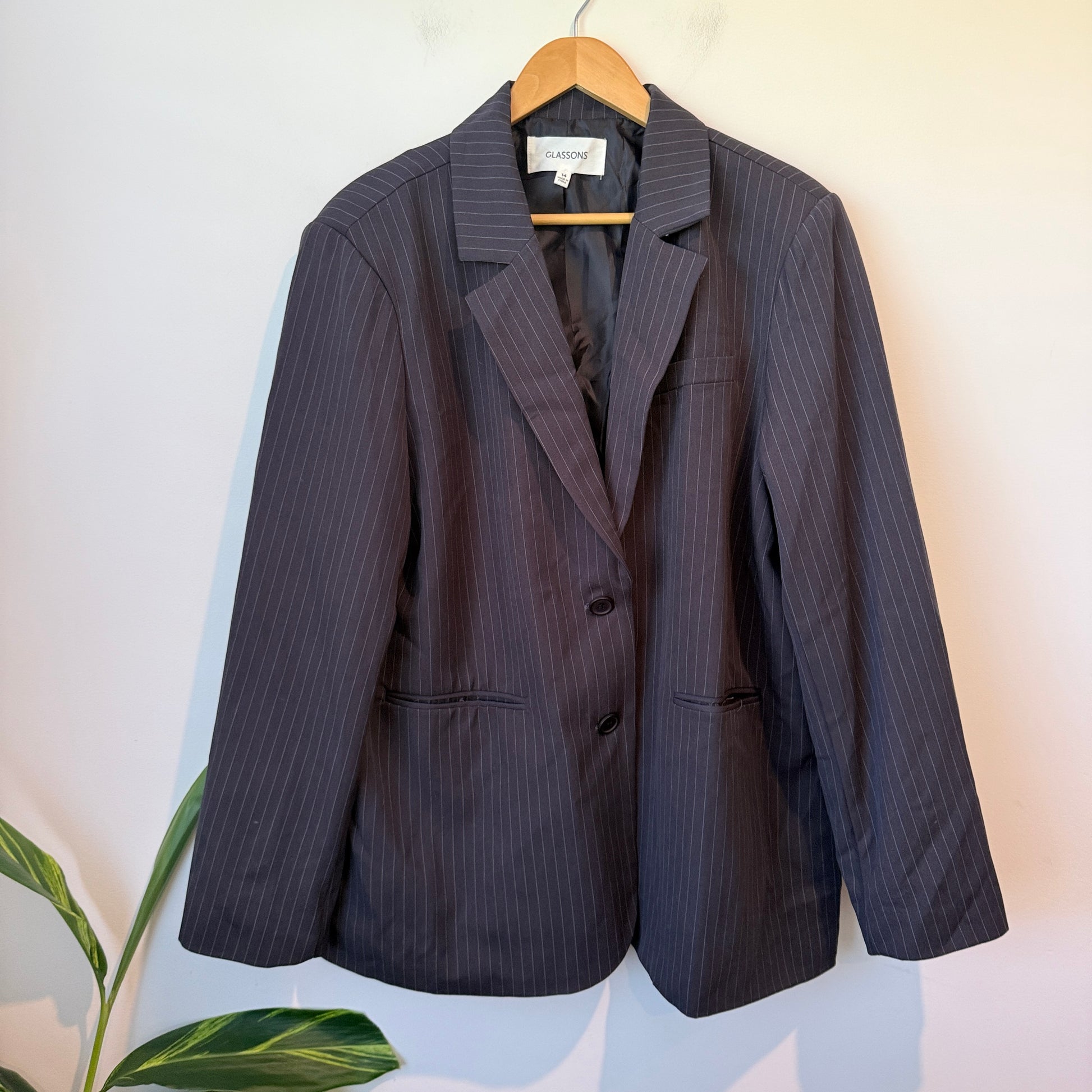 Glassons Oversized Tailored Blazer Size 14