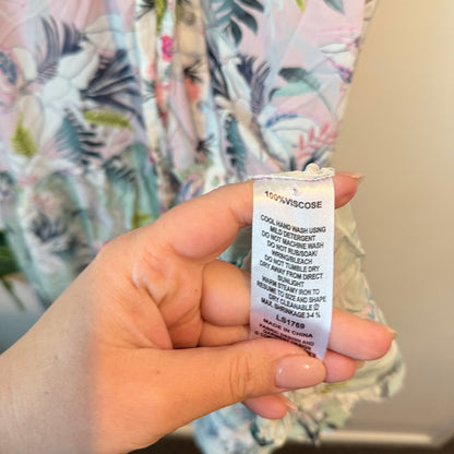 Loobies Story Soft Tropical Print Dress Size 12