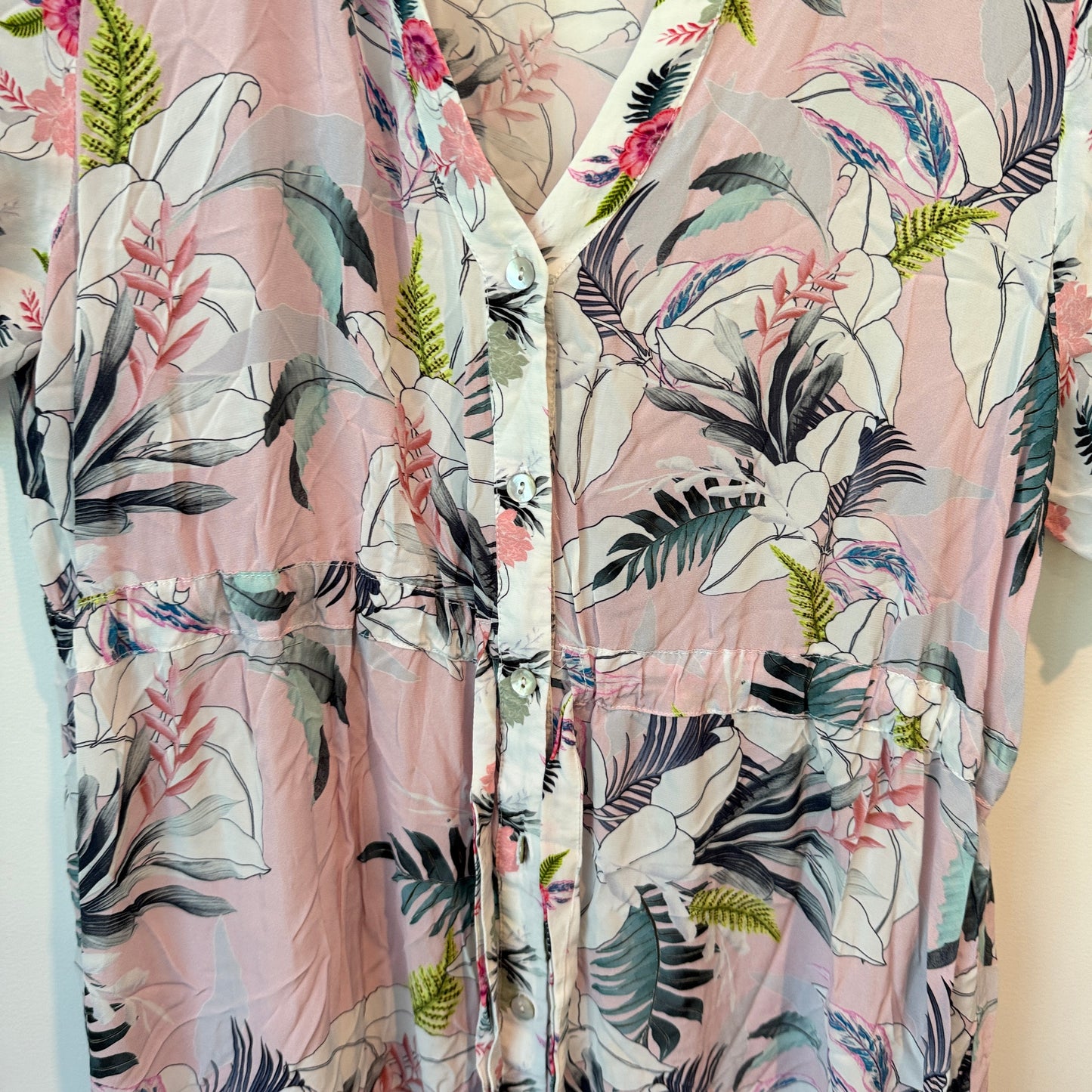 Loobies Story Soft Tropical Print Dress Size 12