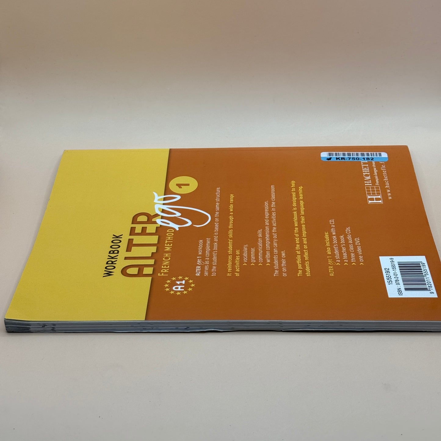 Alter Ego 1 French Method Workbook by Hachette Français Langue Étrangère