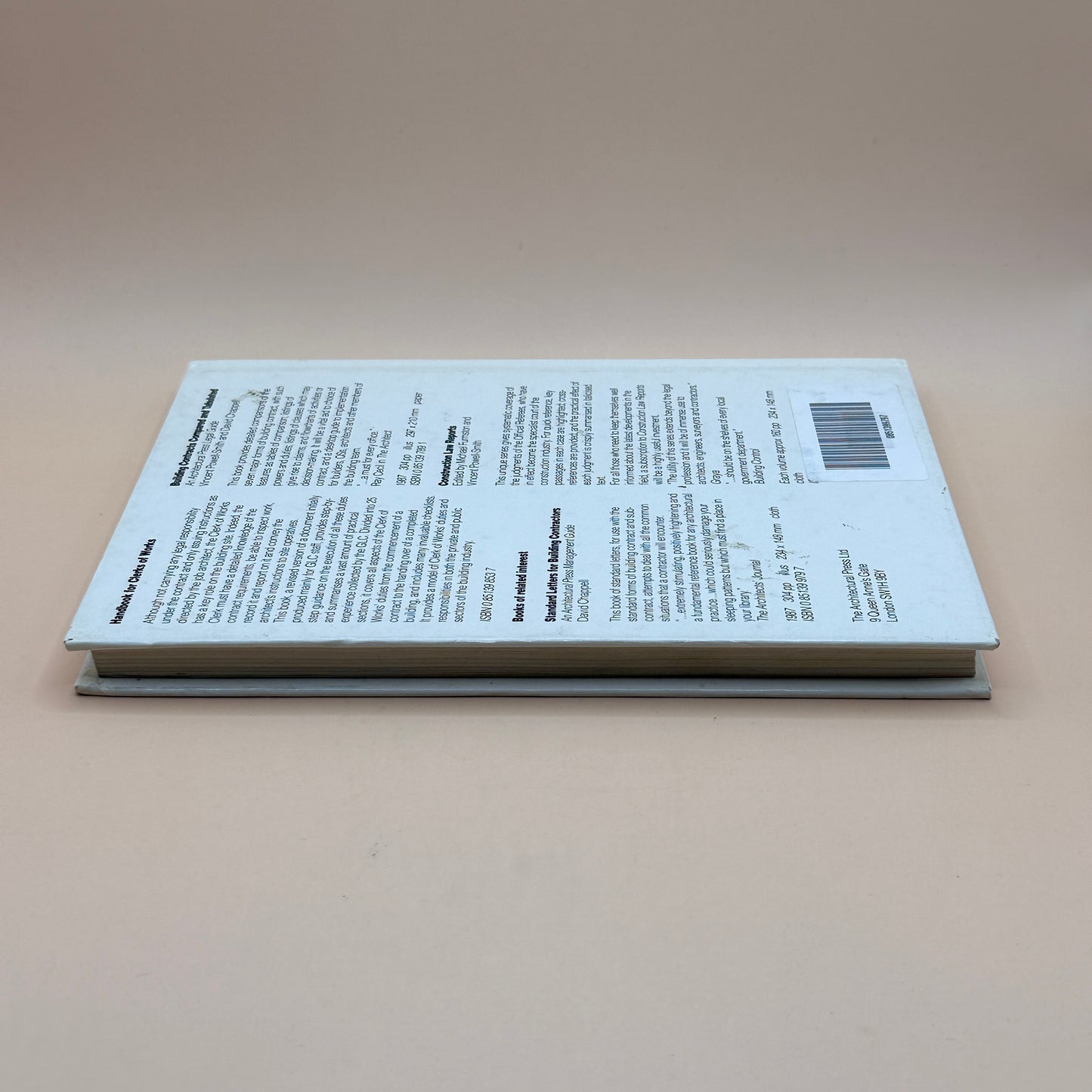 Handbook for Clerks of Works by GLC Staff