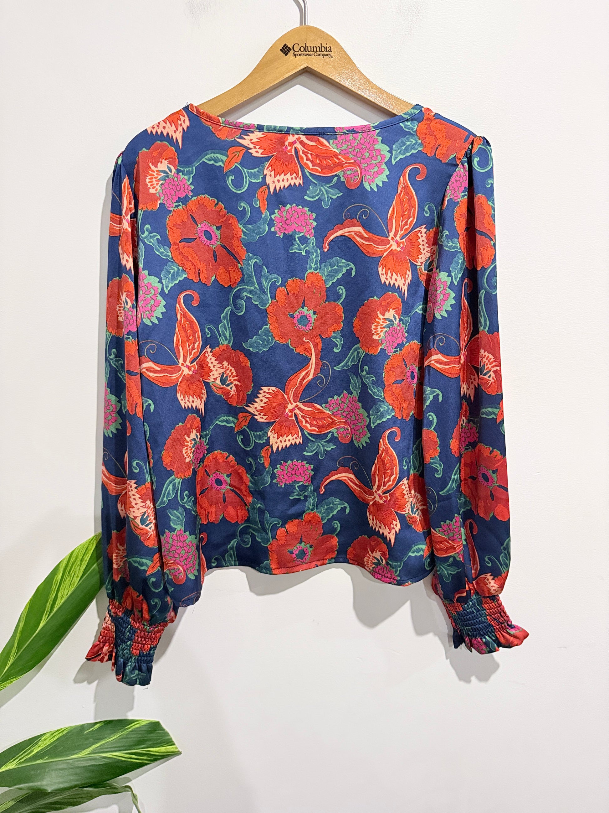 Charlo Floral-patterned Top Size 10