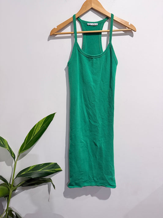 Zara Green Racerback Tank Dress. Size XS | 5