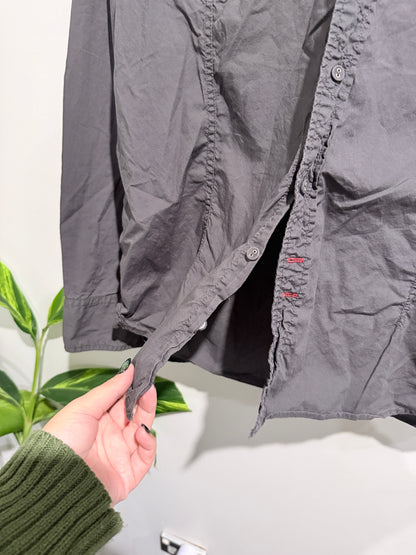 Just Jeans Grey Long-sleeve Button-up Shirt Size L