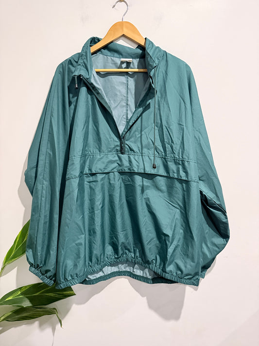 Brand Unknown Teal Half-zip Jacket Size XXL