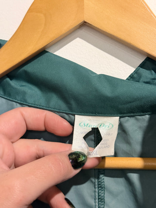 Brand Unknown Teal Half-zip Jacket Size XXL