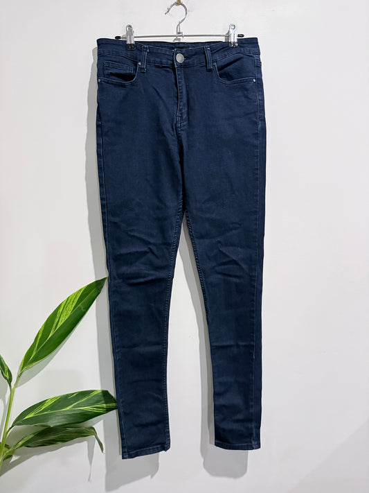 Glassons Dark Wash High-waist Skinny Jeans. Size 11