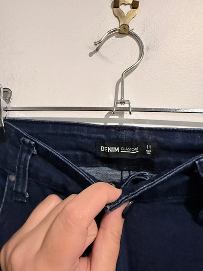 Glassons Dark Wash High-waist Skinny Jeans. Size 11