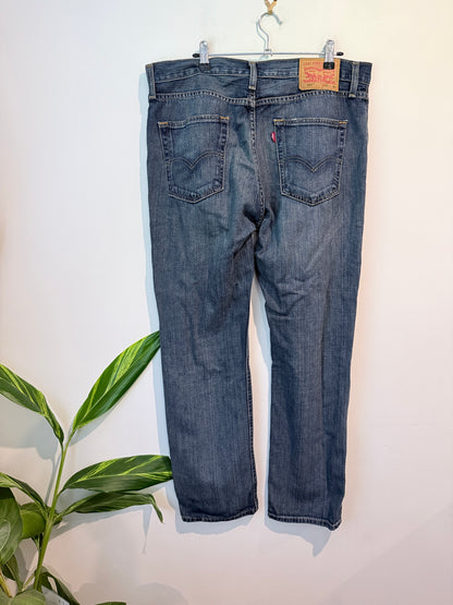 Levi Strauss Blue Denim Straight-leg Fit Jeans