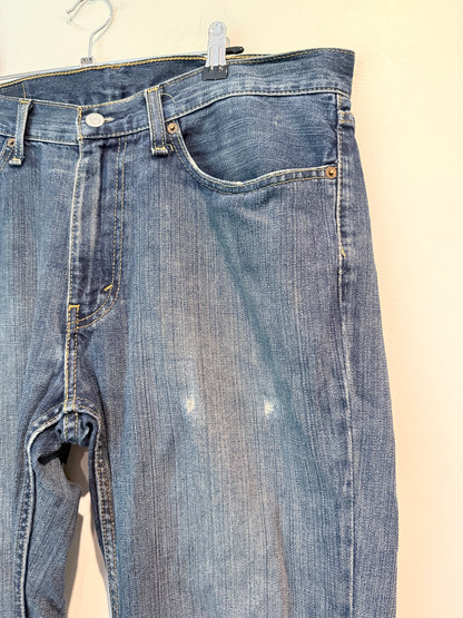 Levi Strauss Blue Denim Straight-leg Fit Jeans