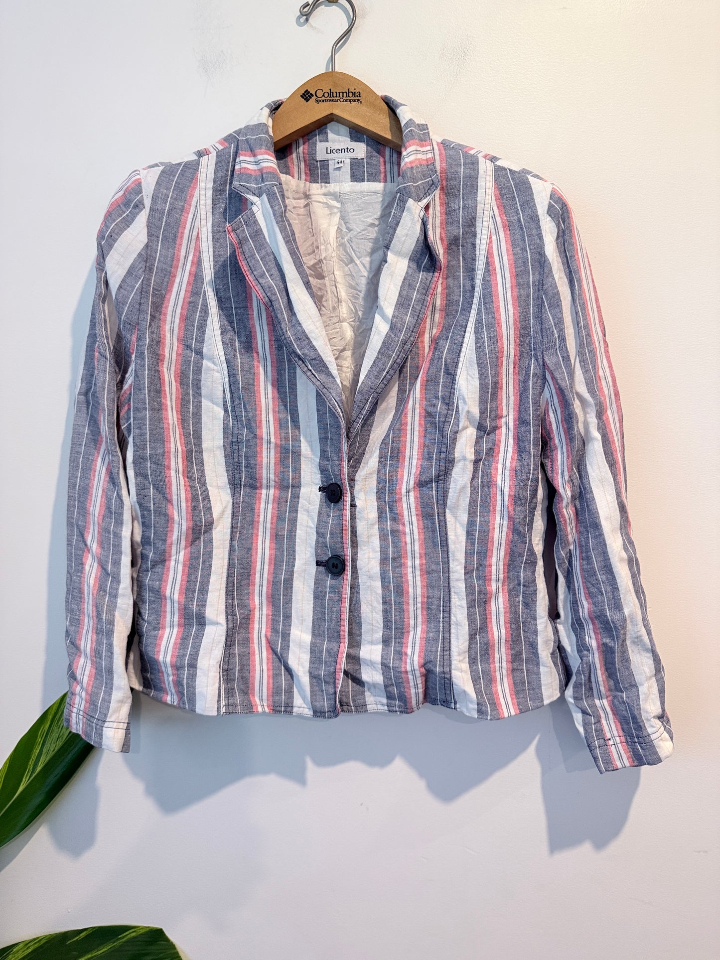 Licento Multicolor Striped Pattern Blazer Size 44