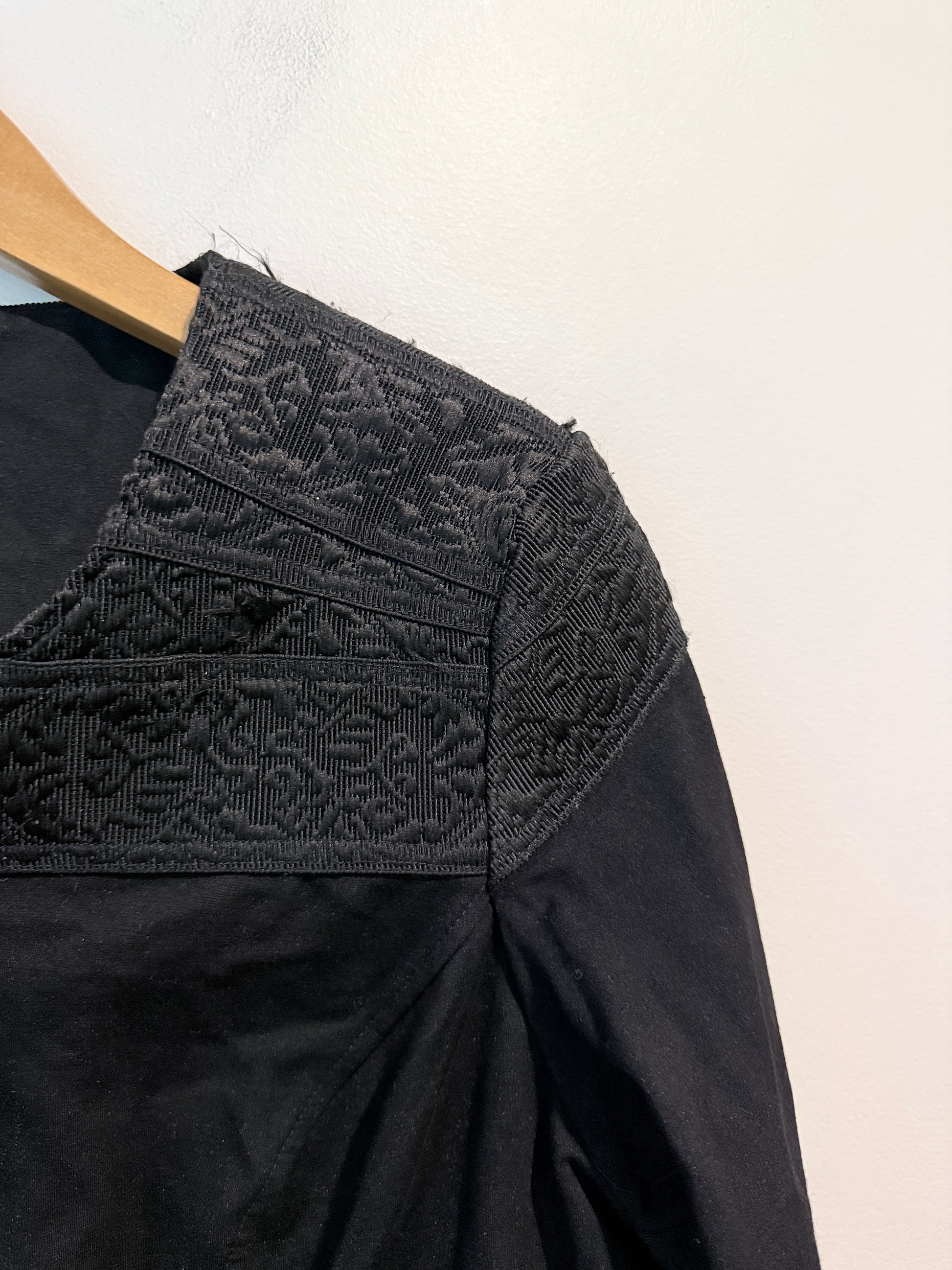 City Chic Black Zip-front Jacket Size L