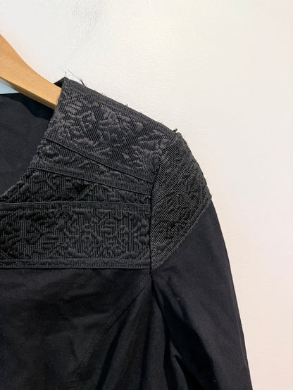 City Chic Black Zip-front Jacket Size L