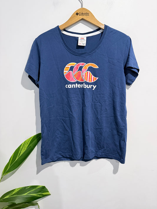 Canterbury Of New Zealand Blue T-shirt Size 12