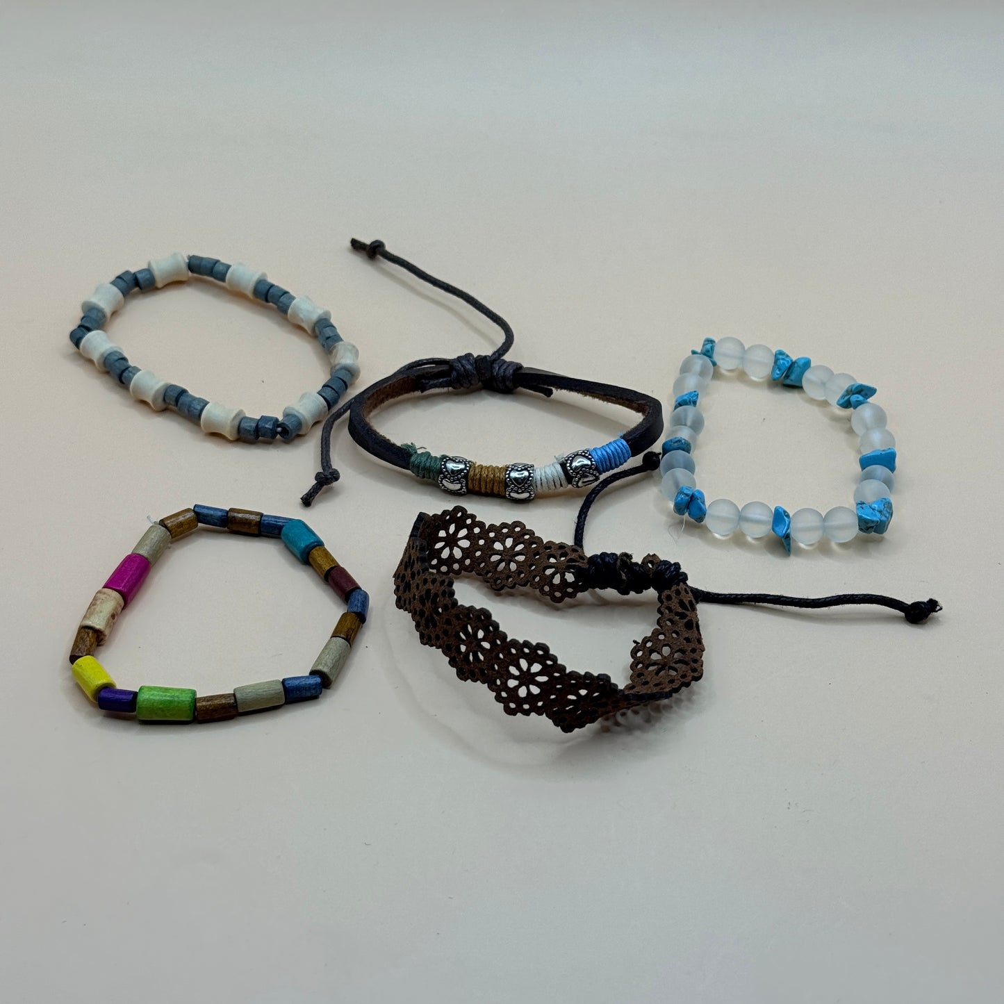 5x Mixed Bracelet Bundle Set