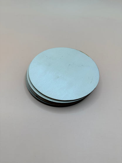 6 set Tropical Leaf Printed Drink Coaster