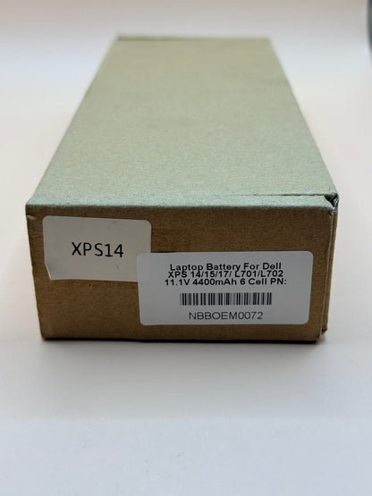 Dell XPS Laptop Battery 11.1V 56Wh for for Dell XPS 14, 15 & 17 Laptops