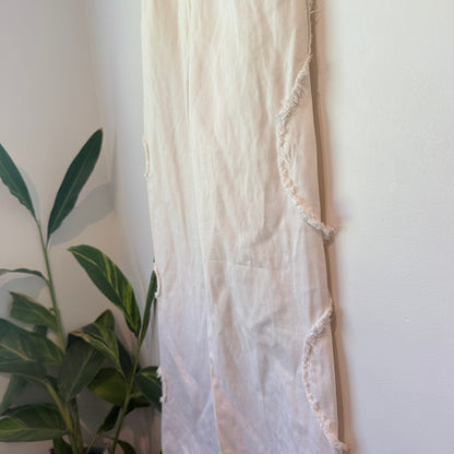 Glassons Super High Rise 90’s Straight Leg Jeans White Denim Size 8