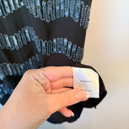 Harlow Black Sequin Dress Size 16