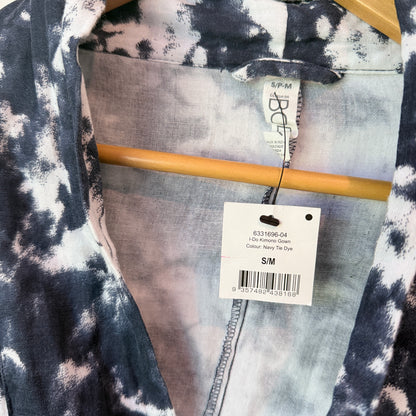 Cotton On Body Navy Tie Dye Kimono Gown S/M