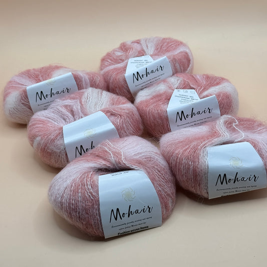 Mohair Gradient Bundle Yarn Mohair Gradient Bundle Yarn Size 10*10cm Size 10*10cm
