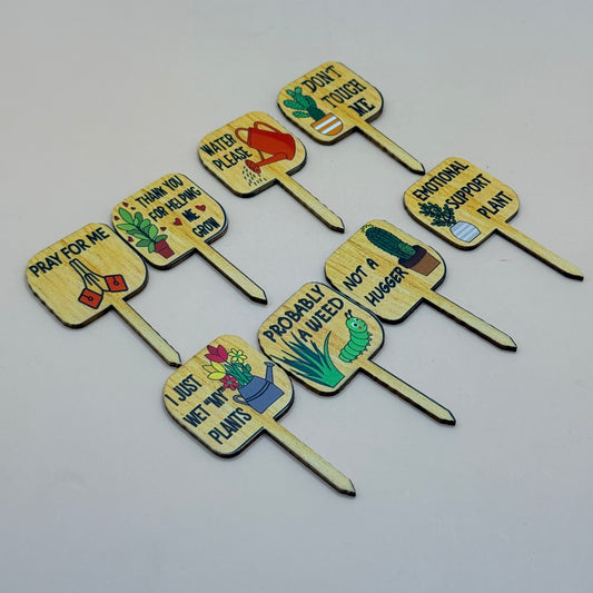 Manual Content Funny Wooden Plant Markers Manual Content Funny Wooden Plant Markers