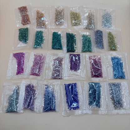 Assorted Seed Beads Craft Jewellery Making Bundle