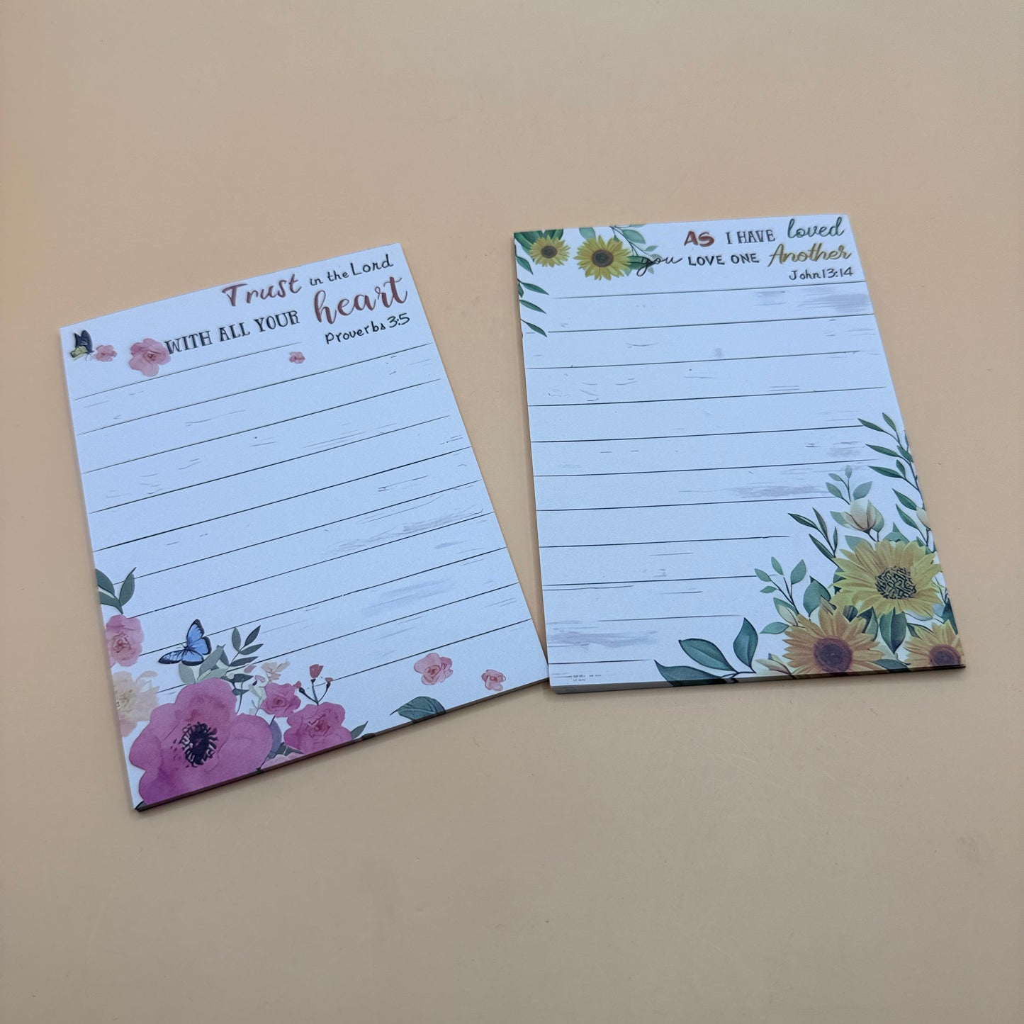 Inspirational Christian Memo Notepad Set