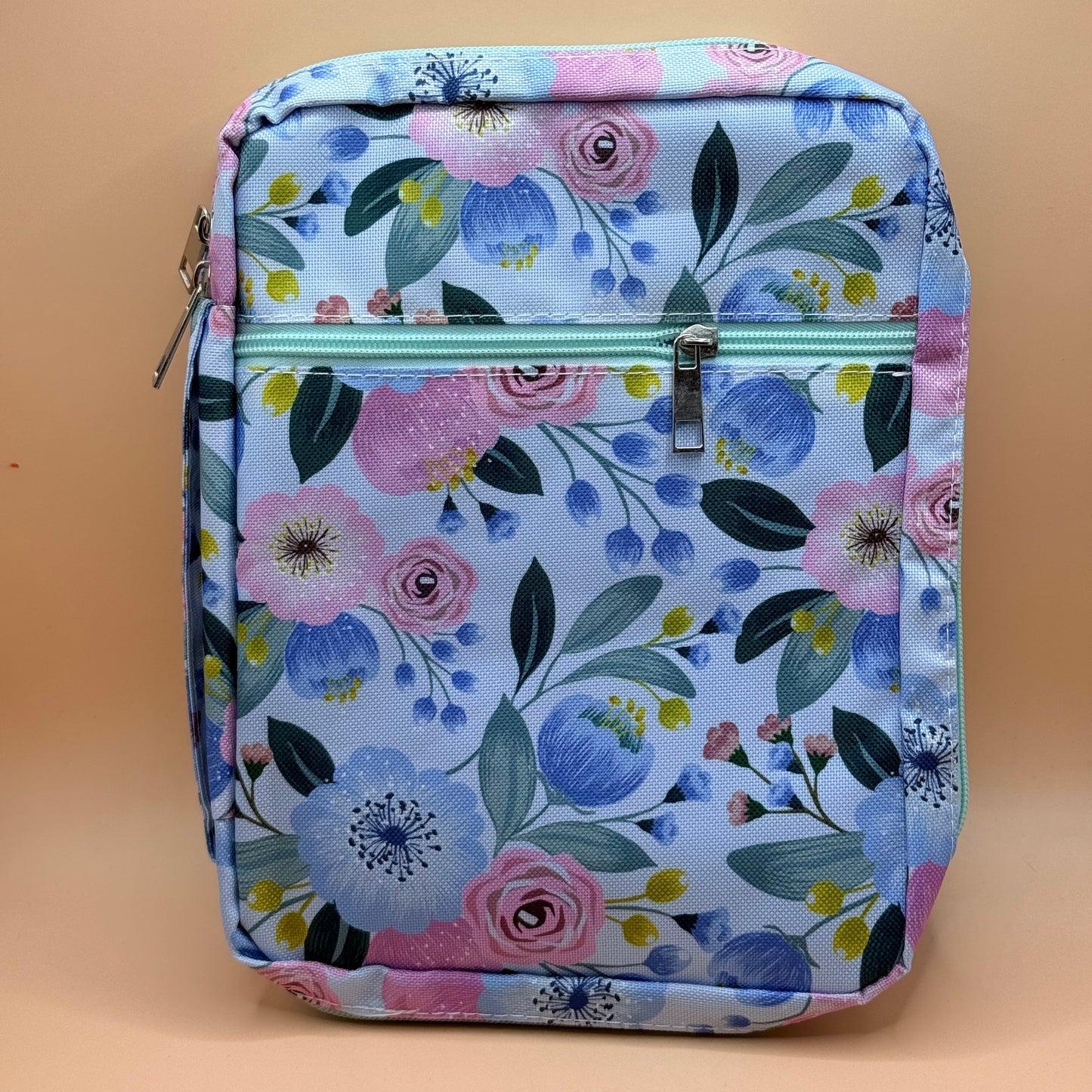 Floral Bible Cover Organiser Bag