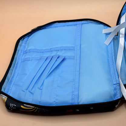 Manual Content Floral Print Portable Bible Bag. — New