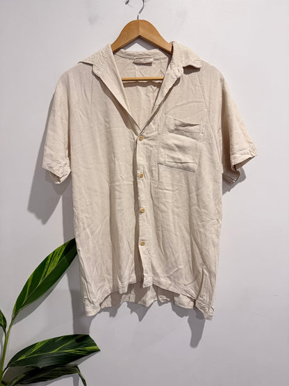 Kana Maru Short-sleeved Resort Shirt Size M