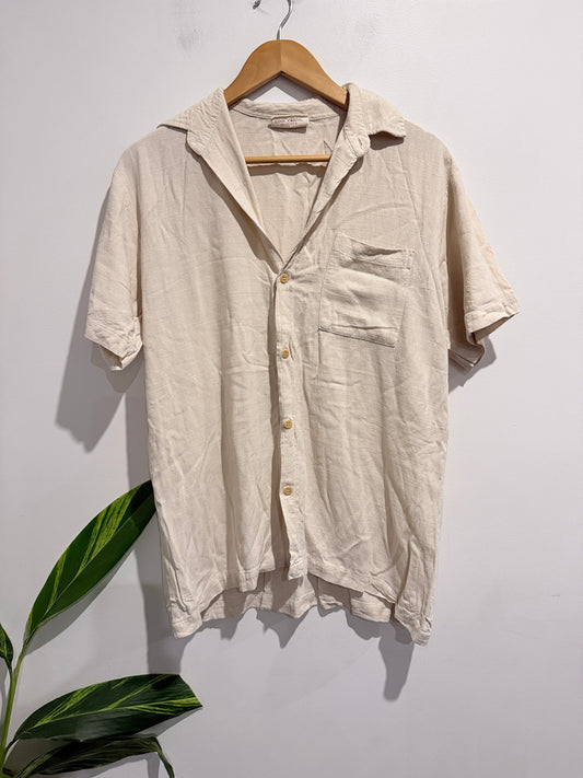 Kana Maru Short-sleeved Resort Shirt Size M